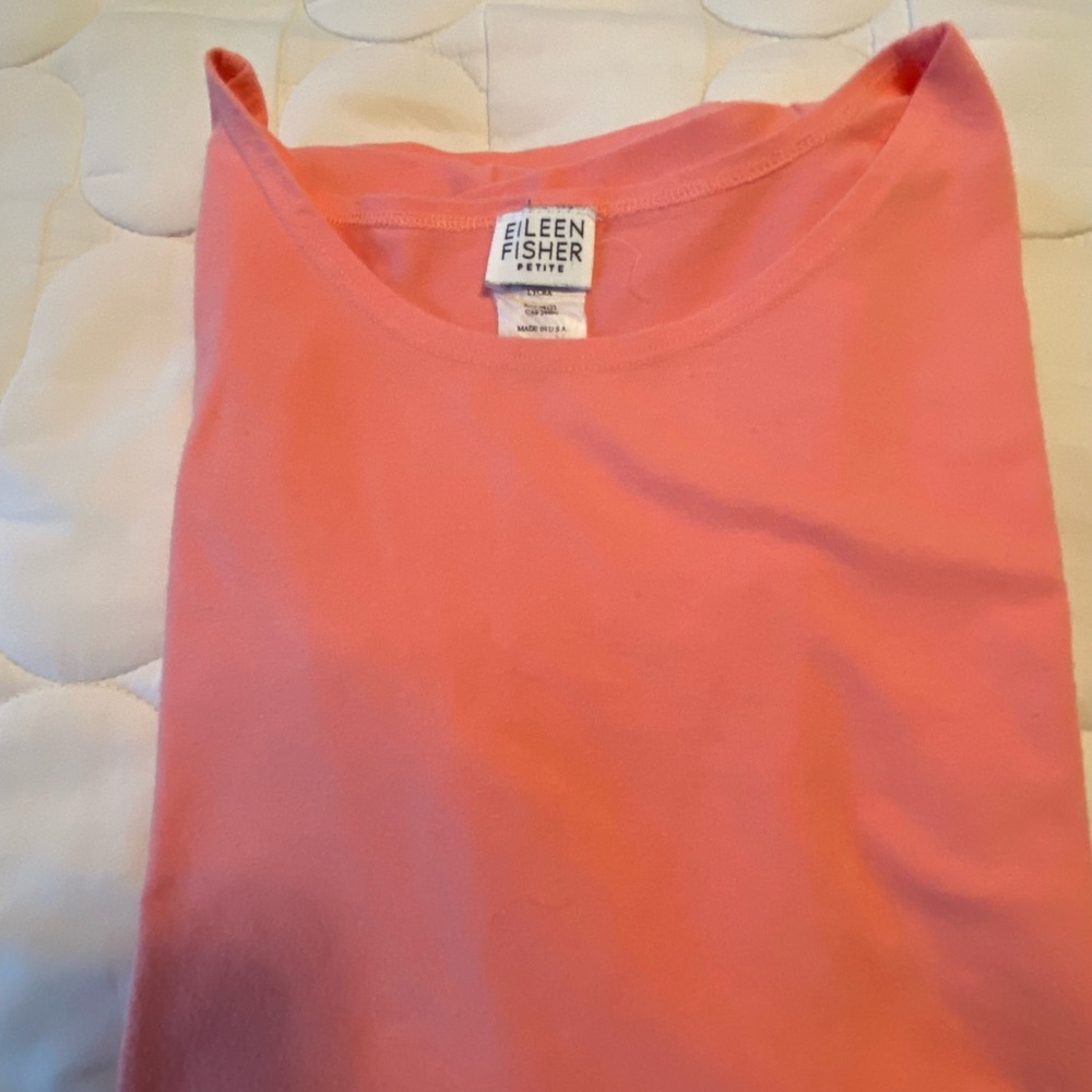 Eileen Fisher Pink Short Sleeve Tee